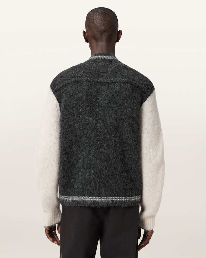 Jaque Oversized Varsity Cardigan 