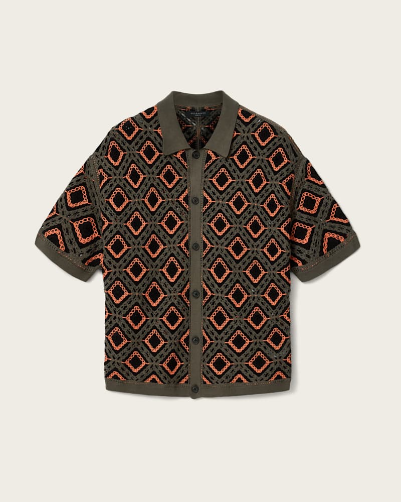 Morena Short Sleeve Collared Cardigan