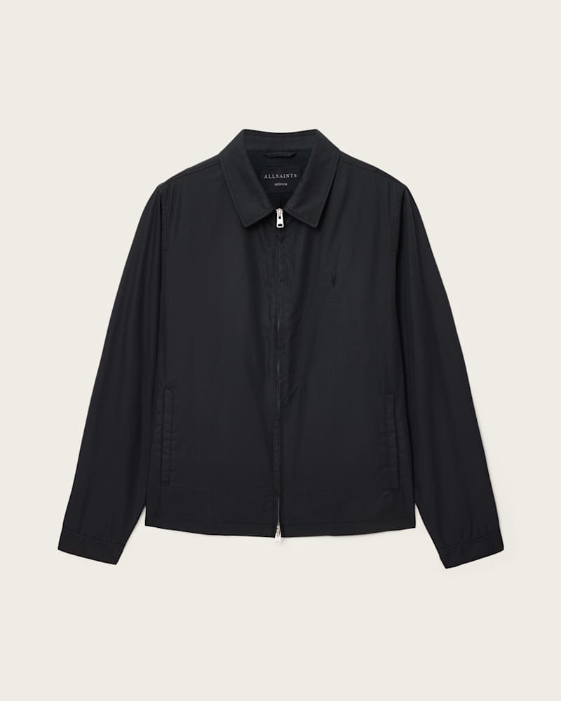 Trey Black Ramskull Pointed Collar Jacket