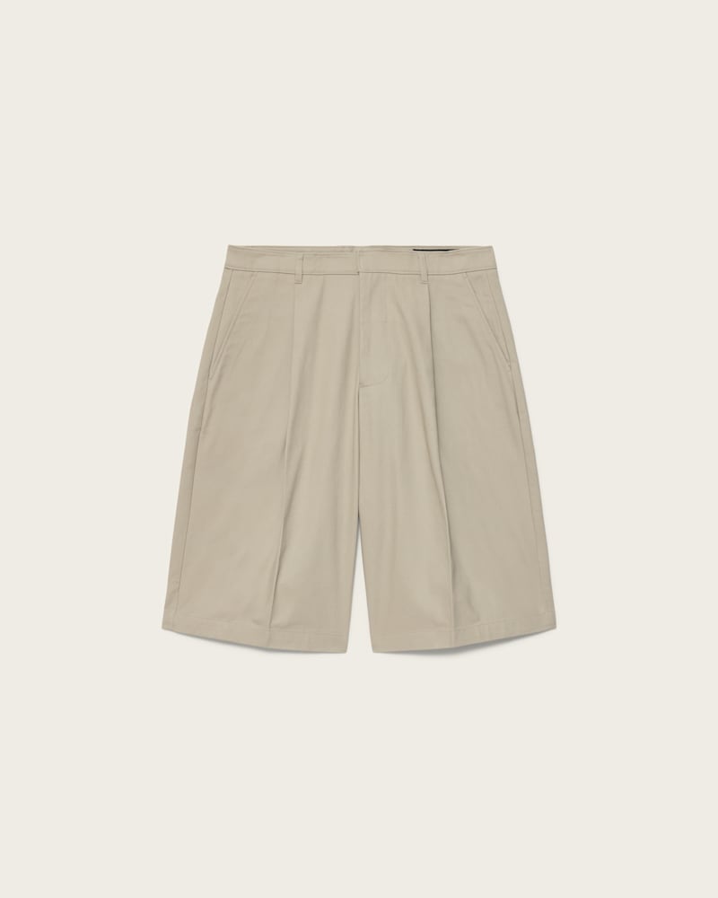 Castro Wide Leg Cotton Shorts