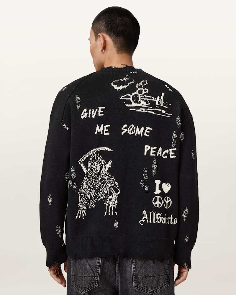 Caledon Oversized Jacquard Cardigan