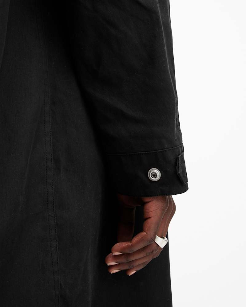 Birdman Hooded Oversized Parka Coat