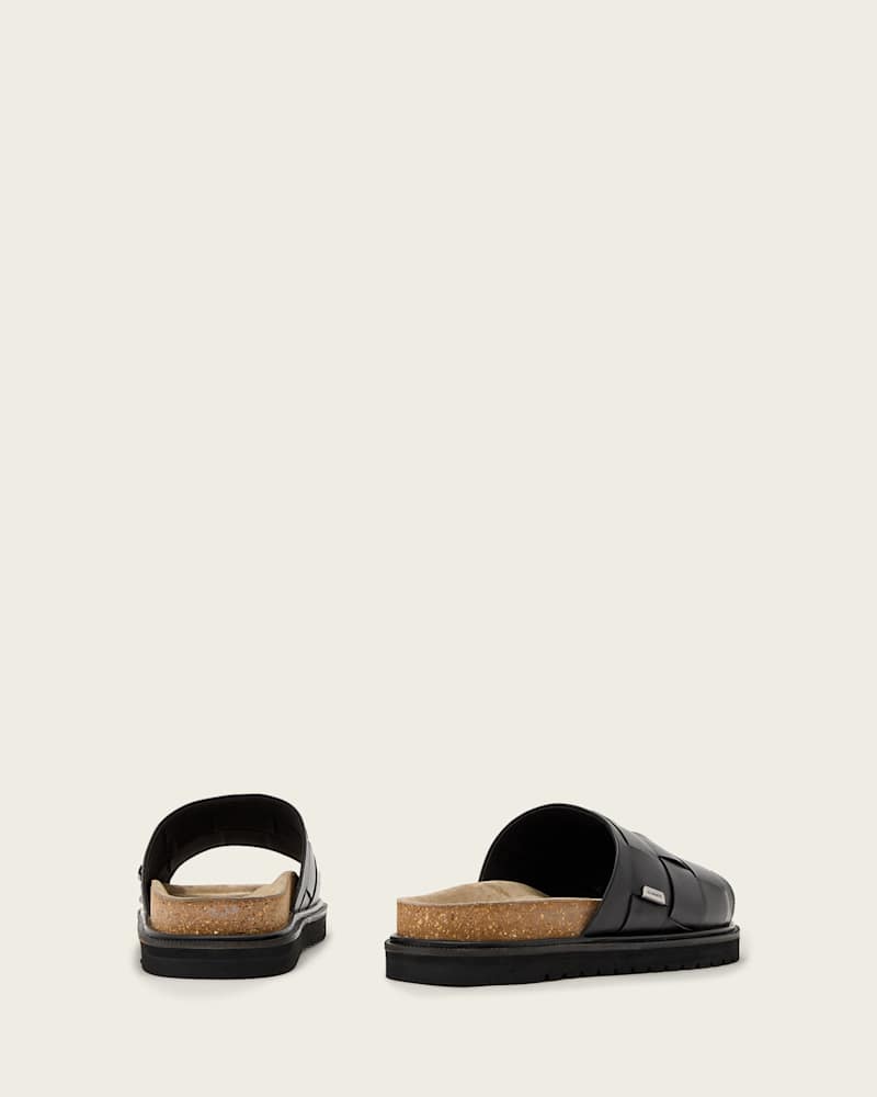 Randal Woven Leather Sandals
