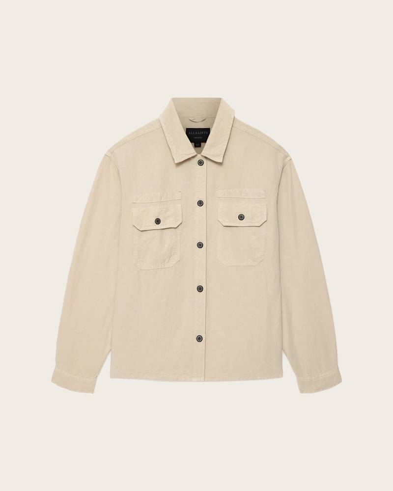Korten Linen Blend Relaxed Fit Shacket
