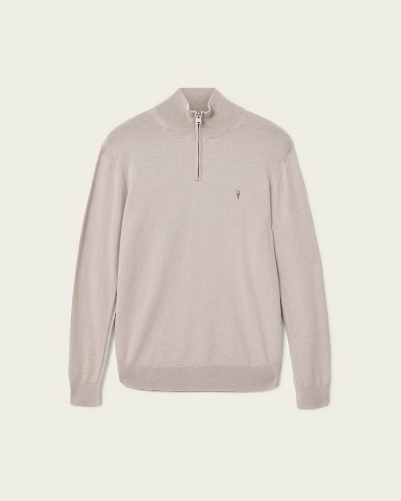 Kilburn Zip Funnel Neck Ramskull Jumper