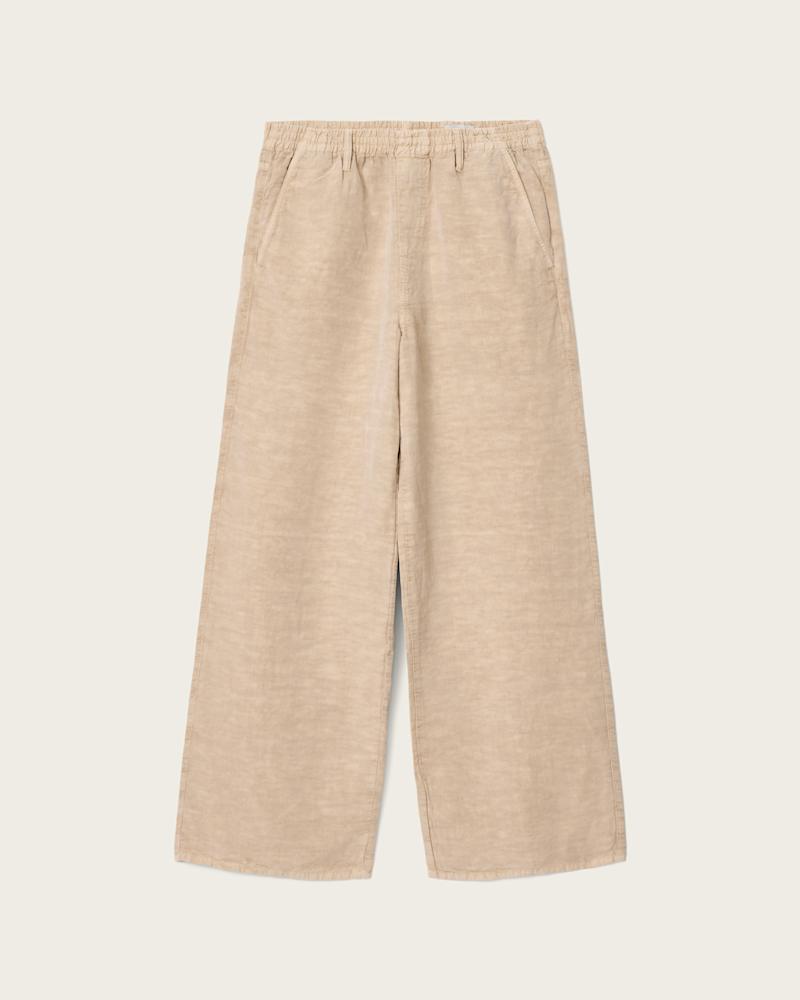 Korten Loose Fit Linen Blend Trousers