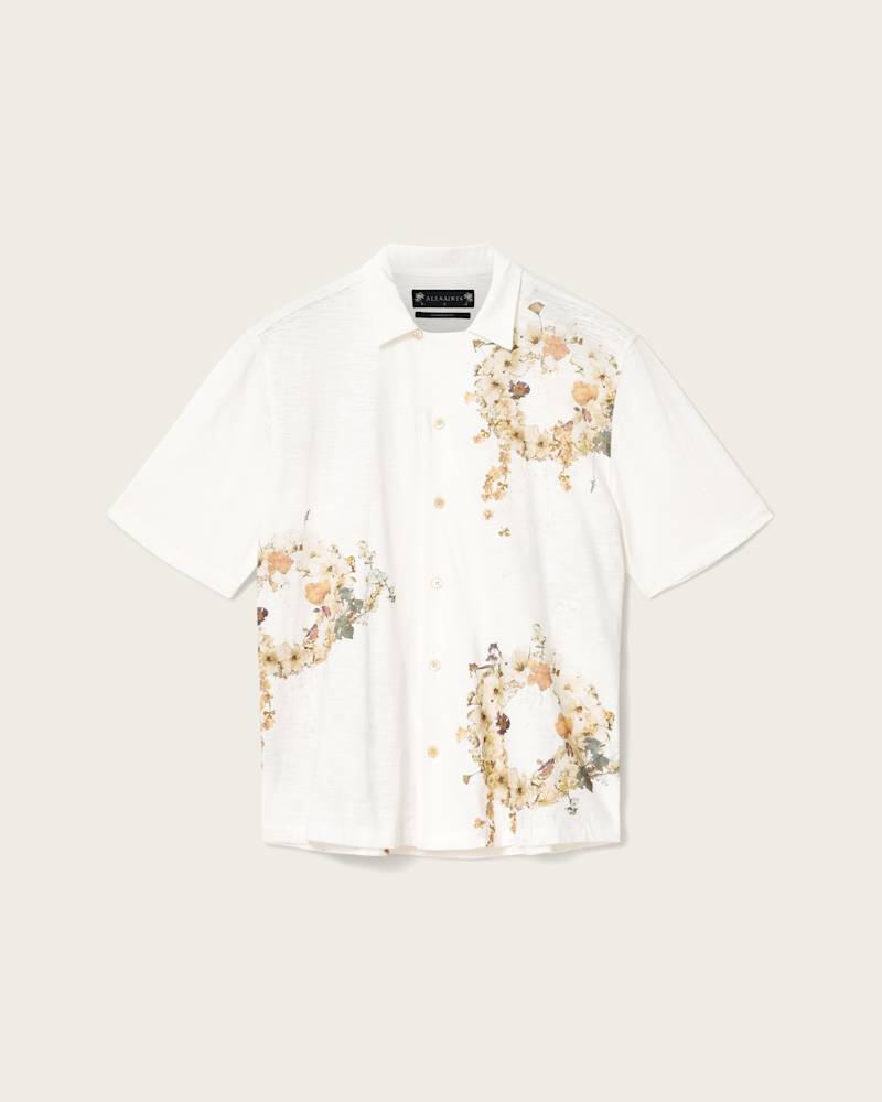 Fleur Oversized Short Sleeve Shirt