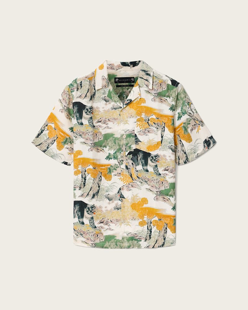 Wader Short Sleeve Linen Blend Shirt