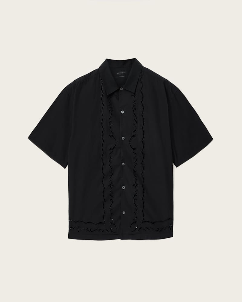 Field Oversized Short Sleeve Cotton Shirt