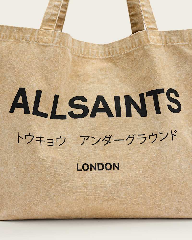 Underground Acid Wash Logo Tote Bag