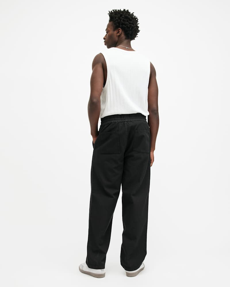 Hanbury Linen Blend Relaxed Fit Trousers