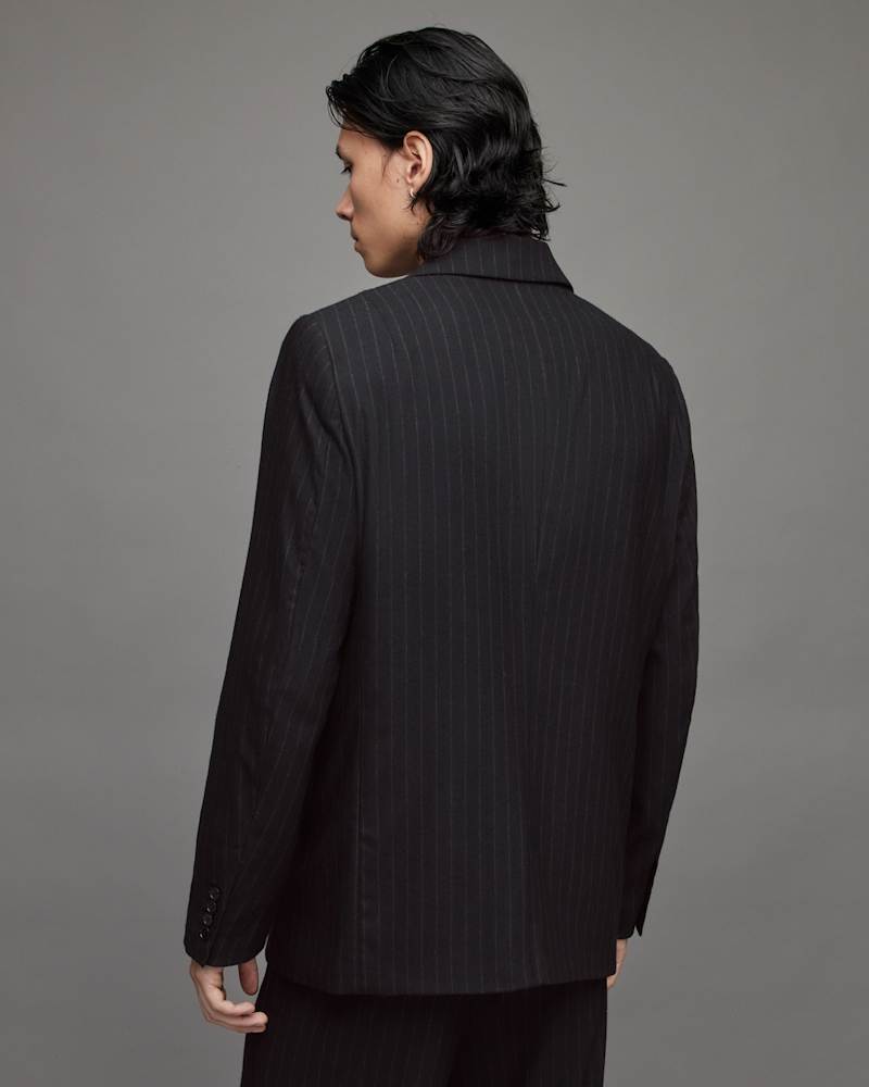 Blues Pinstriped Blazer