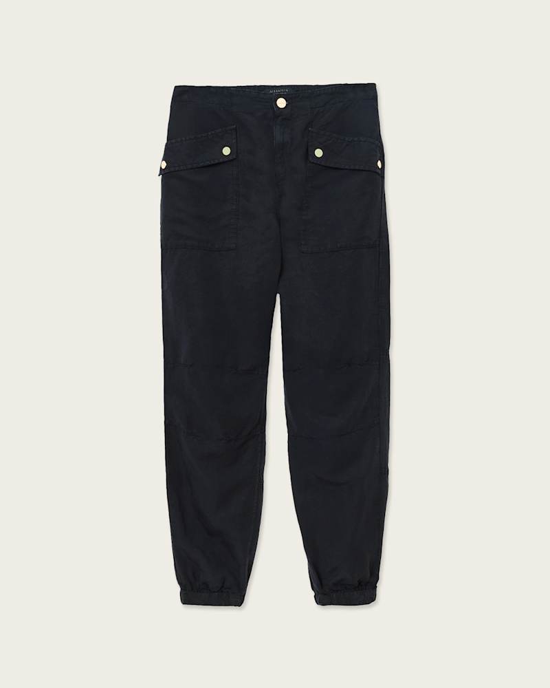 Val Cargo Linen Blend Trousers