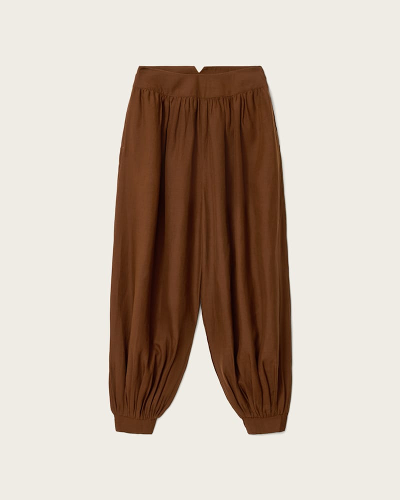 Harrie Linen Blend Baggy Fit Trousers