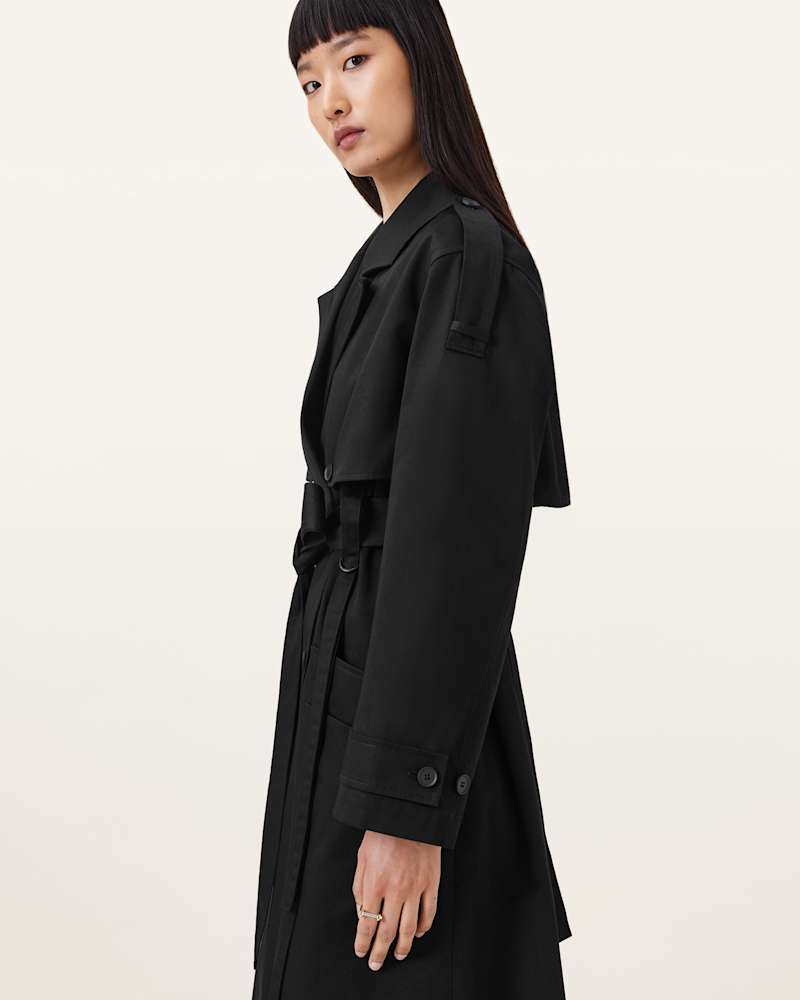 Cadence Relaxed Fit Trench Coat