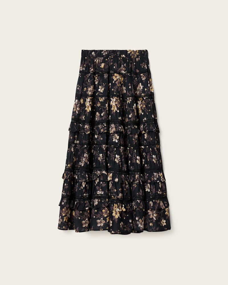 Talia Printed Midi Skirt