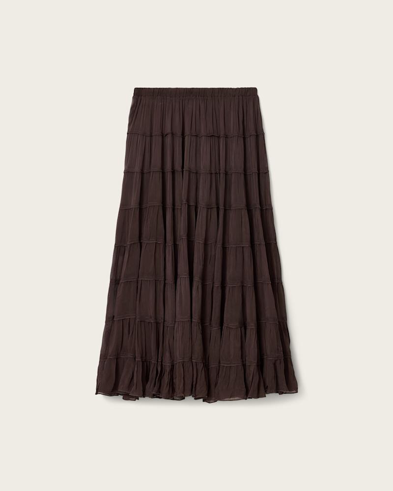 Eva Tiered Midi Skirt
