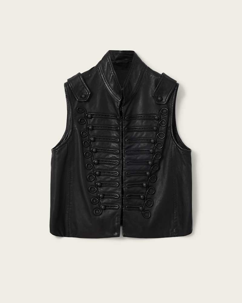 Rummy Leather Gilet