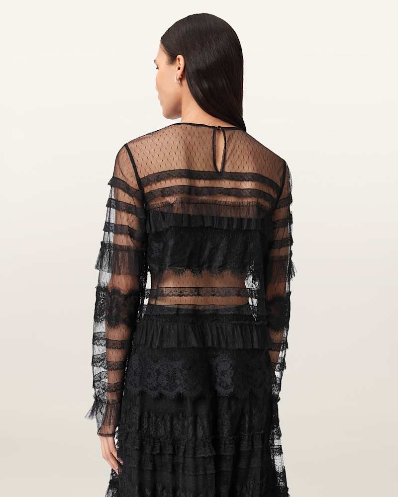 Arlea Tulle Lace Top
