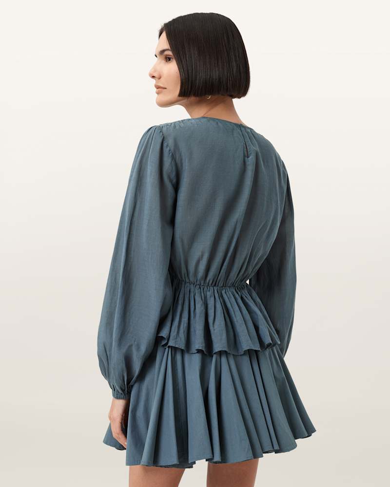 Melani Round Neck Gathered Top