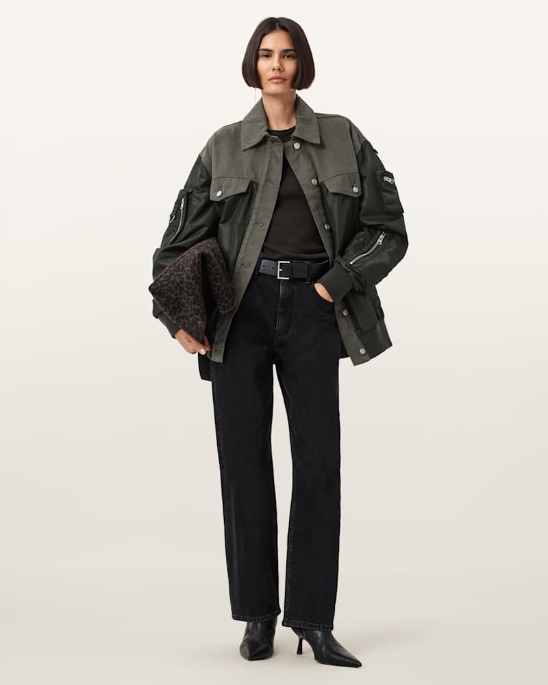 Verity Relaxed Fit Bomber Jacket