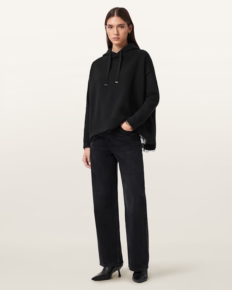 Nia Lace Relaxed FIt Hoodie