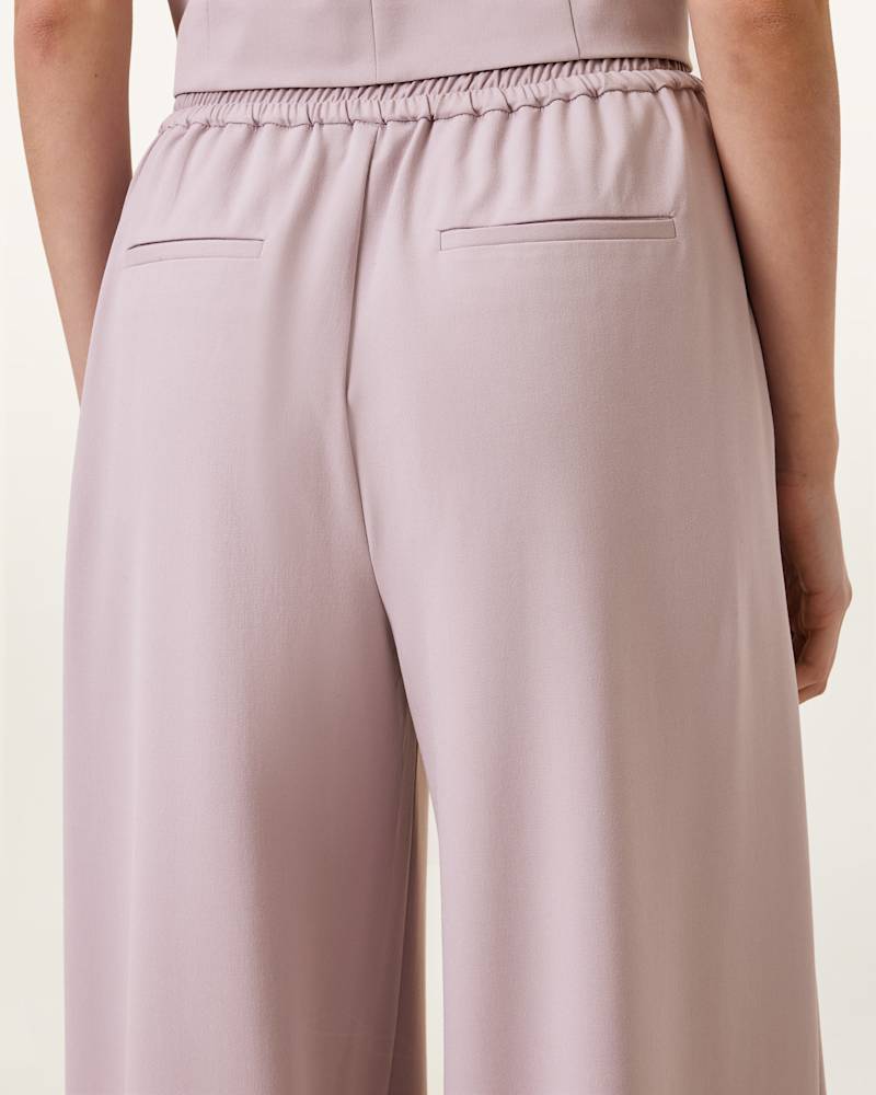 Aleida Lightweight Wide-Leg Trousers