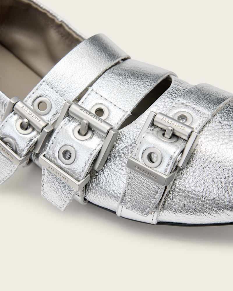 Aurora Metallic Leather Ballet Shoe