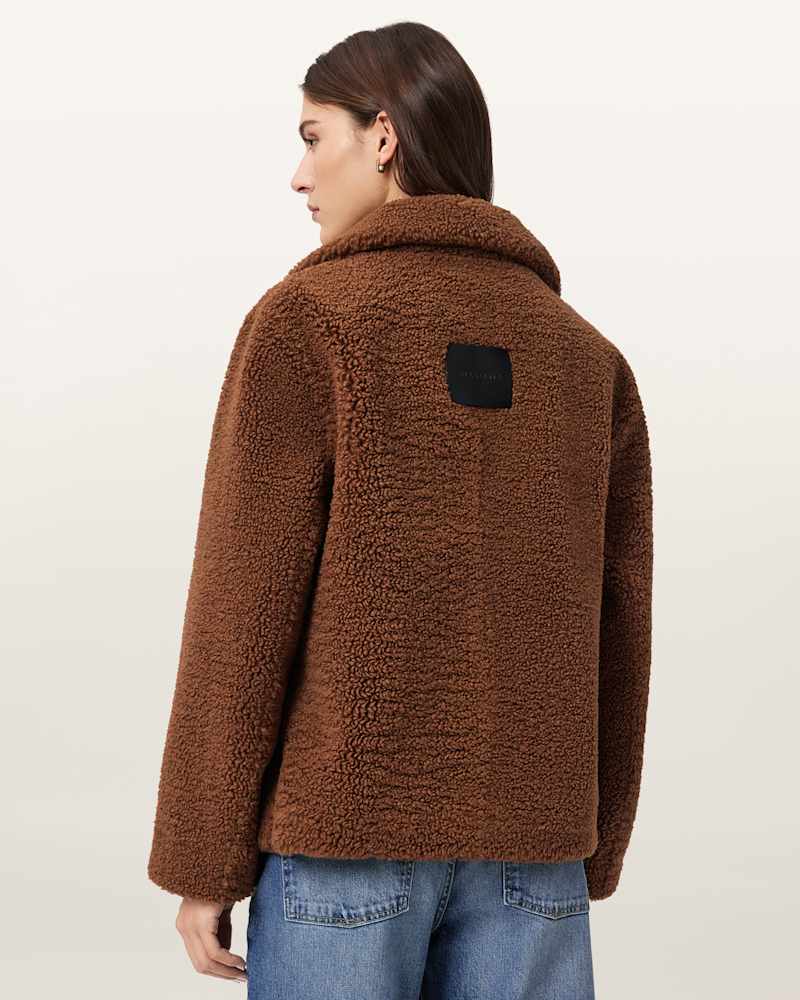 Eddie Faux Teddy Jacket 