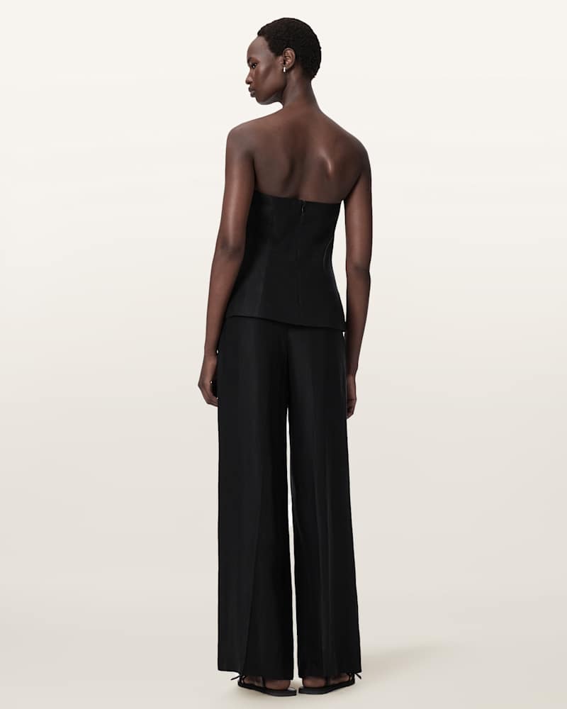Charley Relaxed Fit Linen Blend Trousers