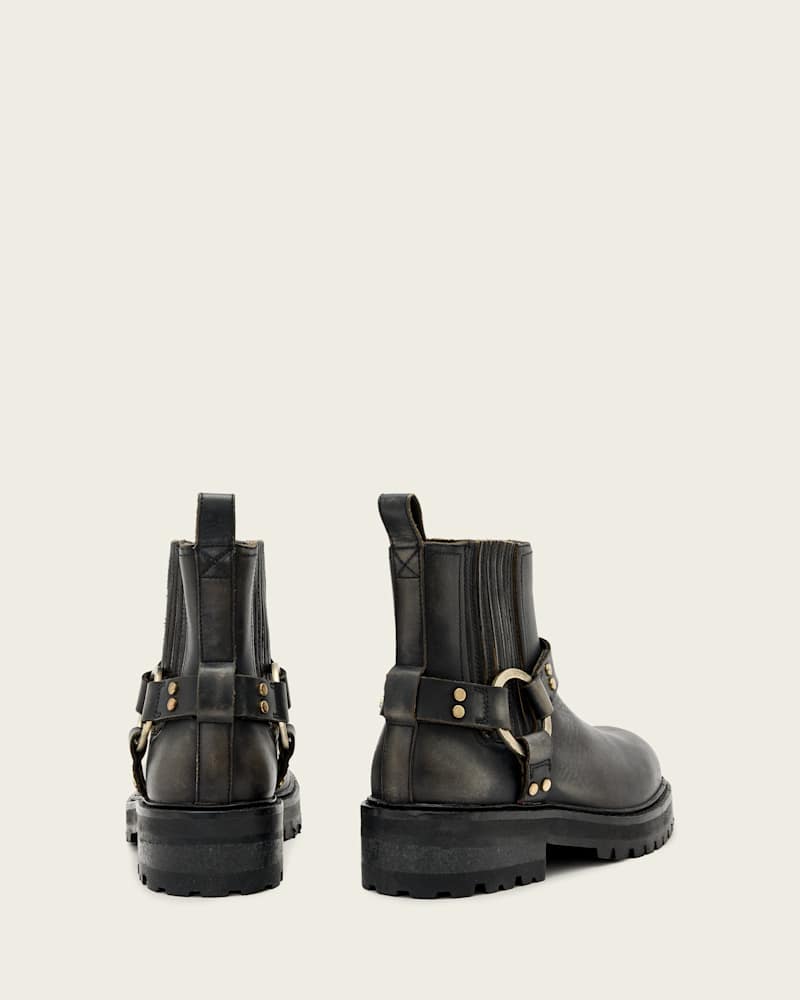 Maddie Leather Biker Boots