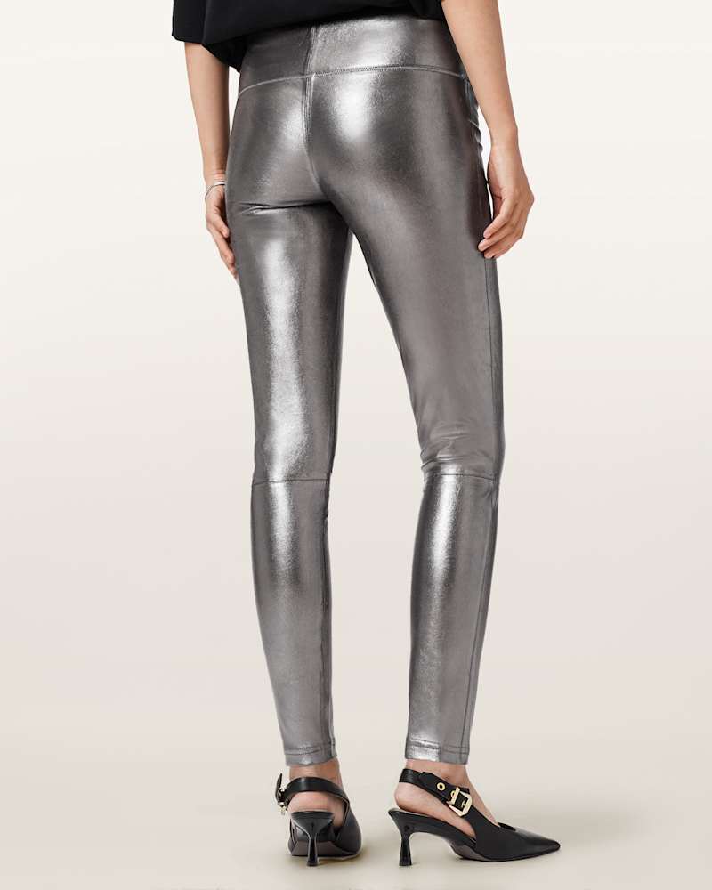 Cora High-Rise Leather Leggings