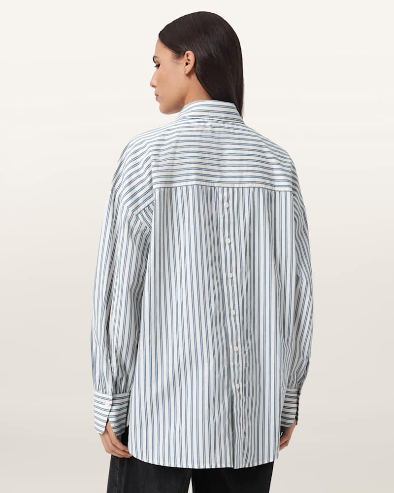 Adrianne Relaxed Striped Shirt