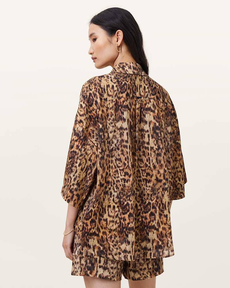 Charli Leopard Print Shirt