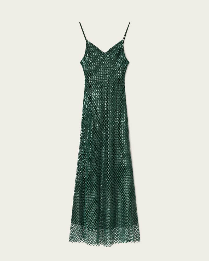 Chantelle Sequin Midi Slip Dress