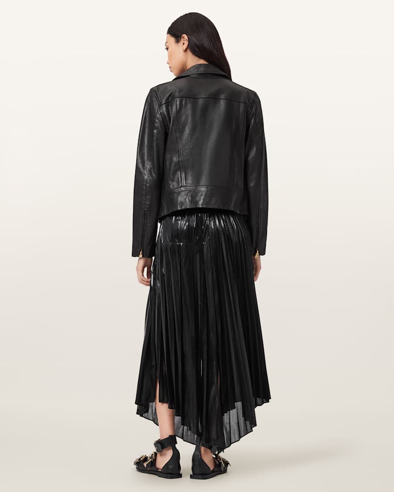Jax Pleated Midi Skirt