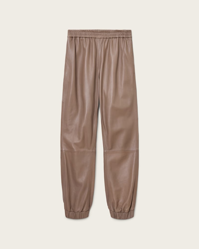 Jen Leather Joggers