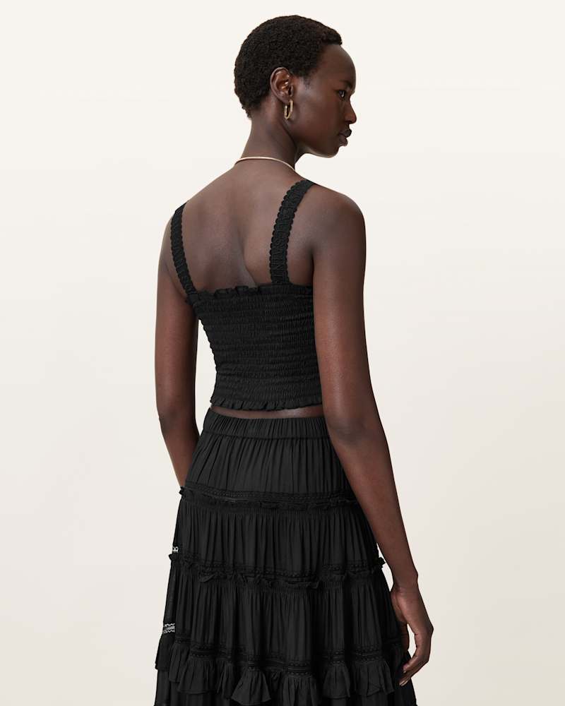 Talia Lace Cropped Top