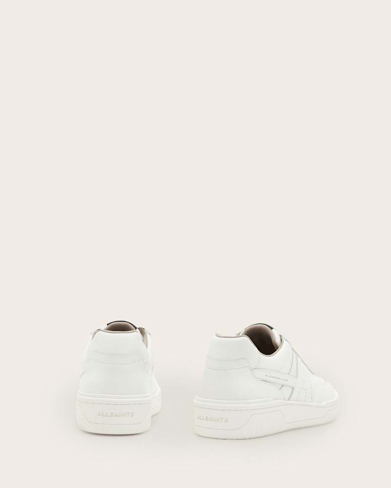 Vix Low Top Round Toe Leather Trainers