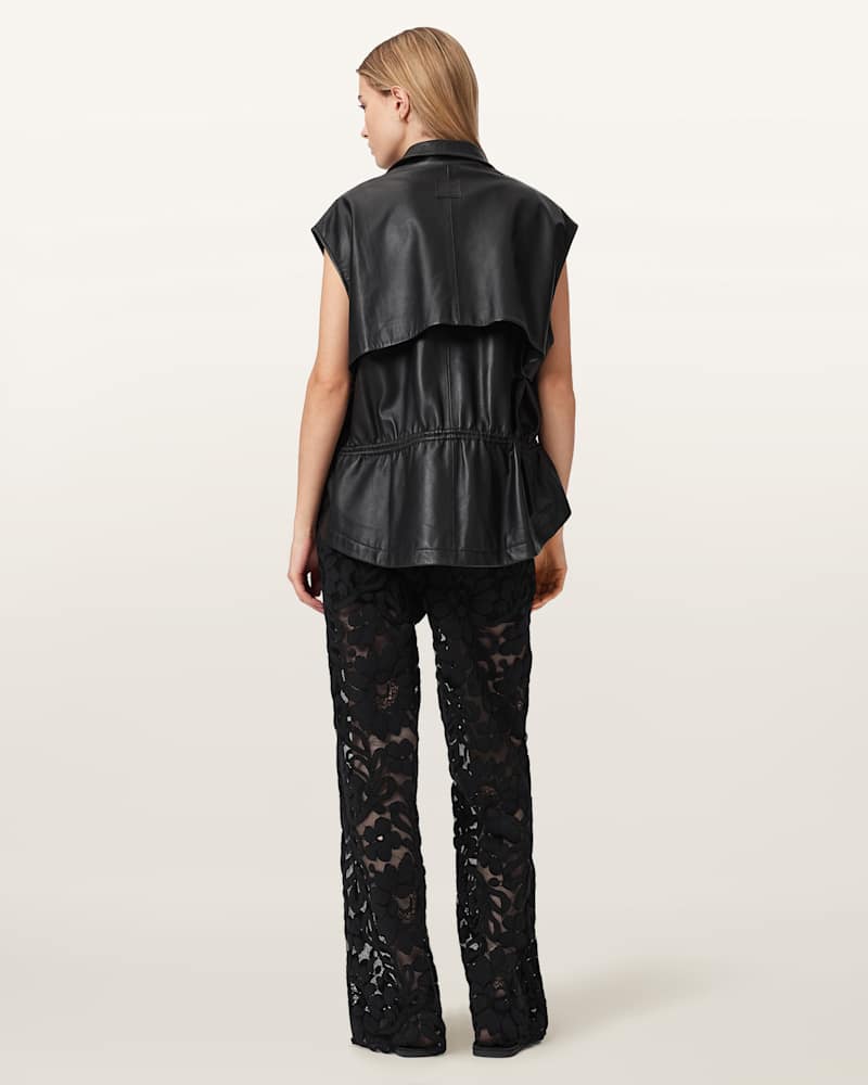 Amelie Straight-Leg Trousers