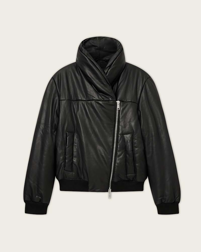 Lauren Leather Puffer Jacket