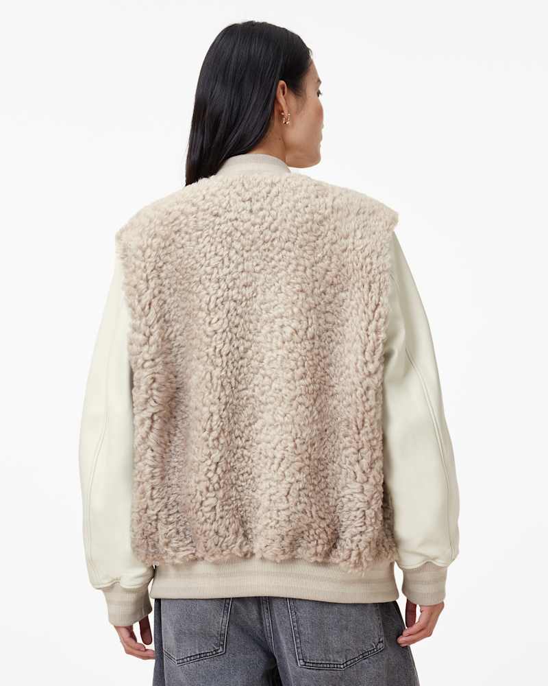 Valerie Shearling Patch Jacket