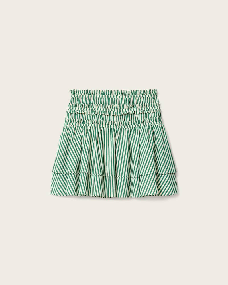 Kali Cotton Striped Mini Skirt