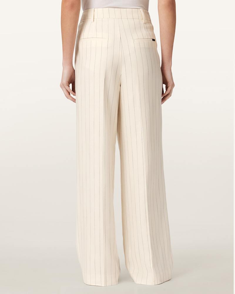 Olga Wide Leg Pleated Trousers