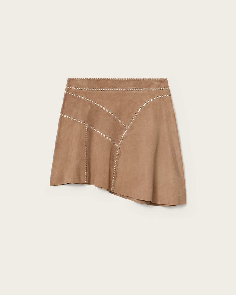 Clara Whip Suede Mini Skirt