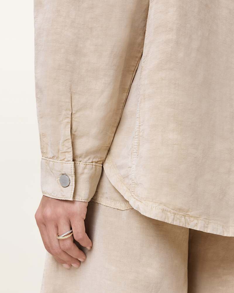 Hettie Oversized Linen Blend Shacket