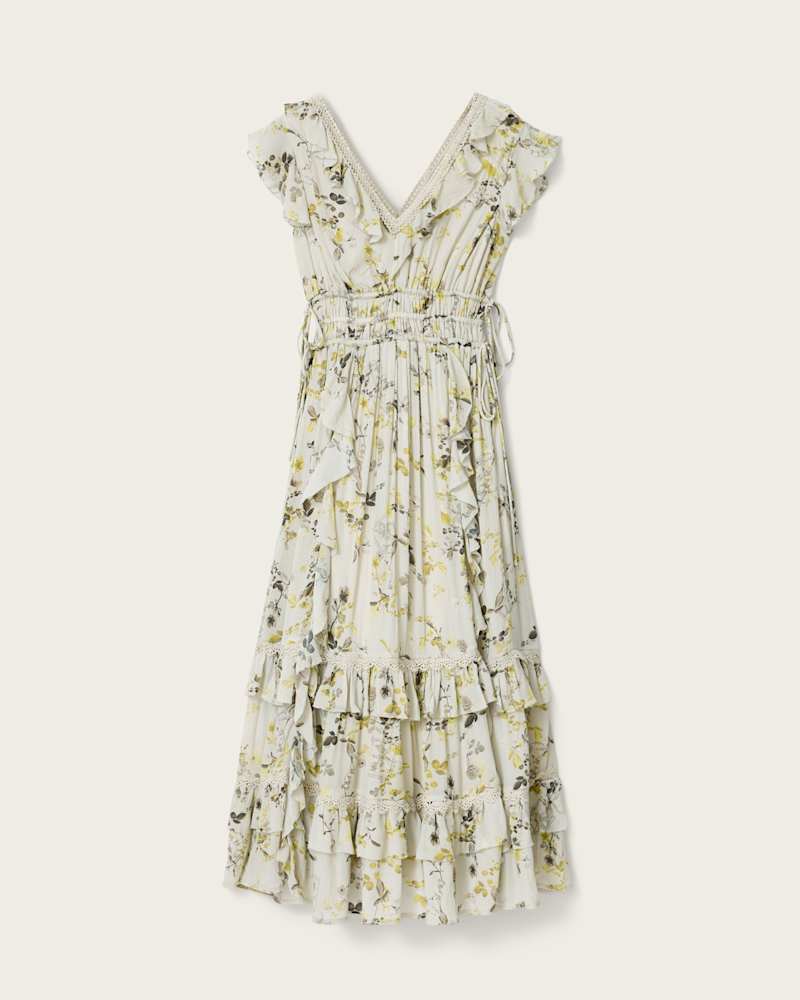 Canto Floral Ruffled Maxi Dress