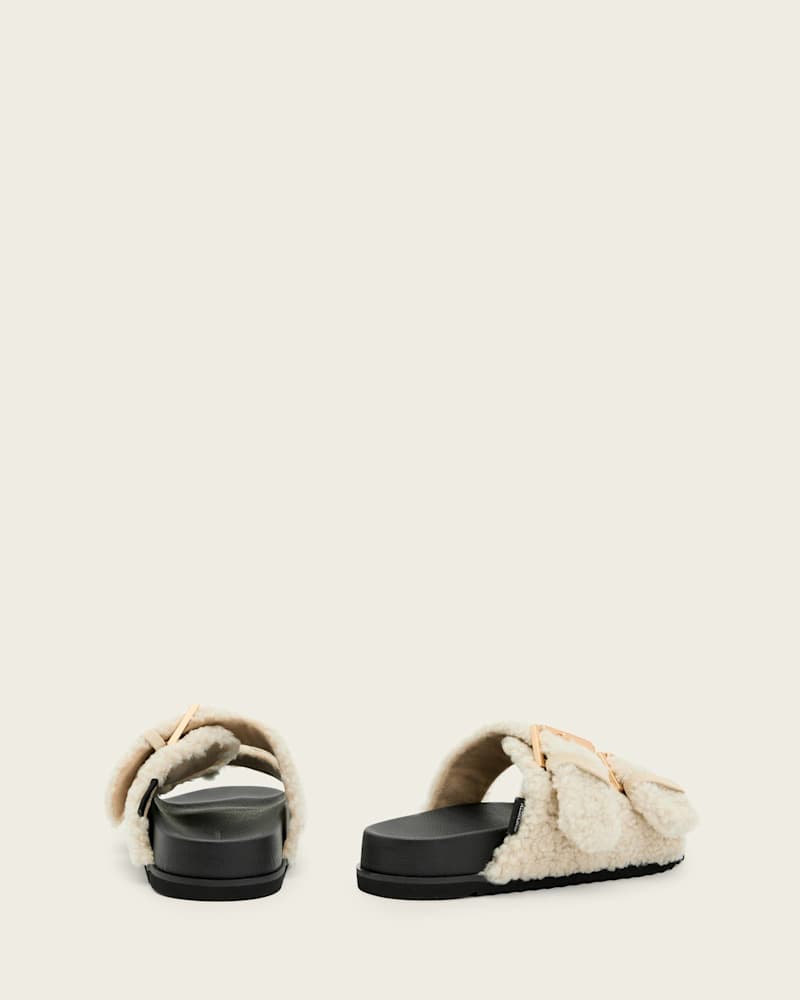 Sian Sherpa Lined Leather Sandals