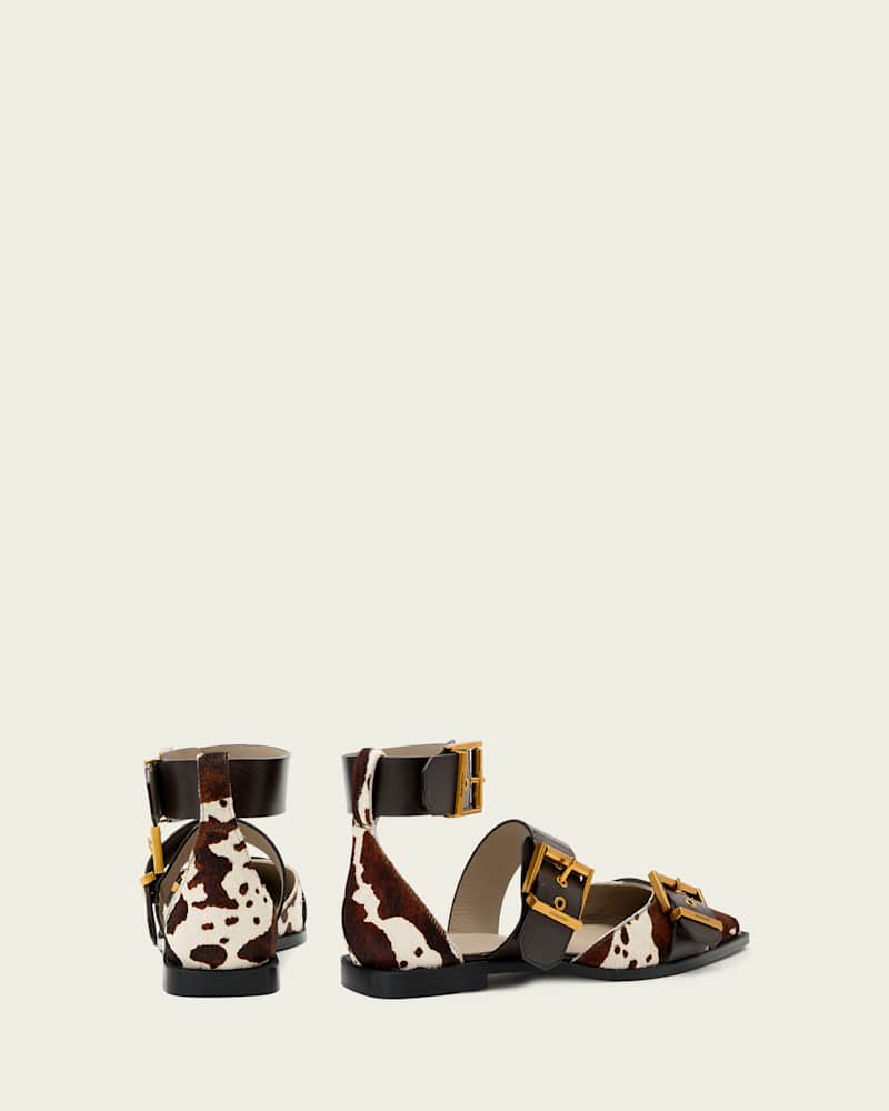 Sutton Leather Buckle Sandals