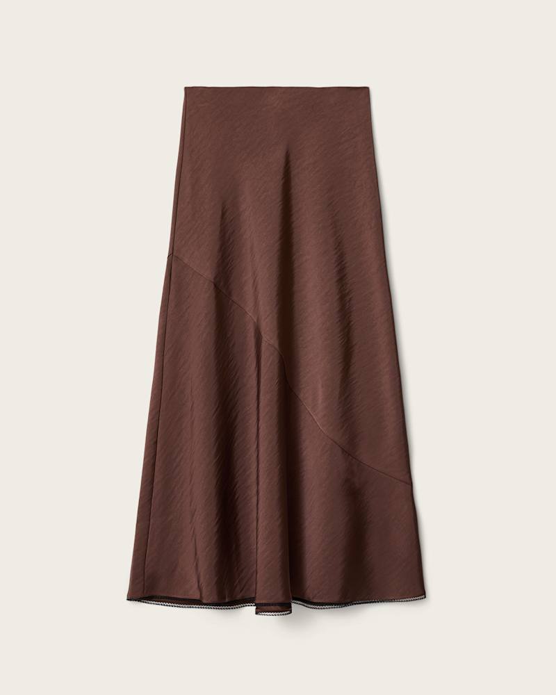 Darya Bias Cut Maxi Skirt